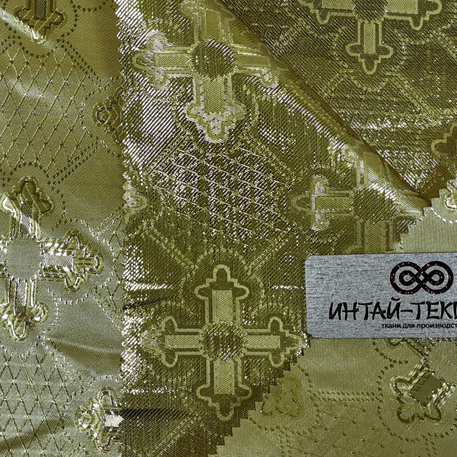 Парча 150 #01Gold (кресты)