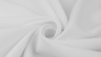 Габардин 210 Белый (156см) -на втулке (Ø 5,5 см)